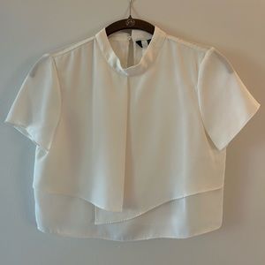 Zara cropped blouse